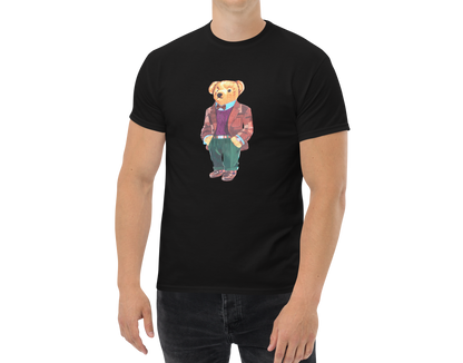 Men's American Polo Bear Cotton Short Sleeves T-Shirt