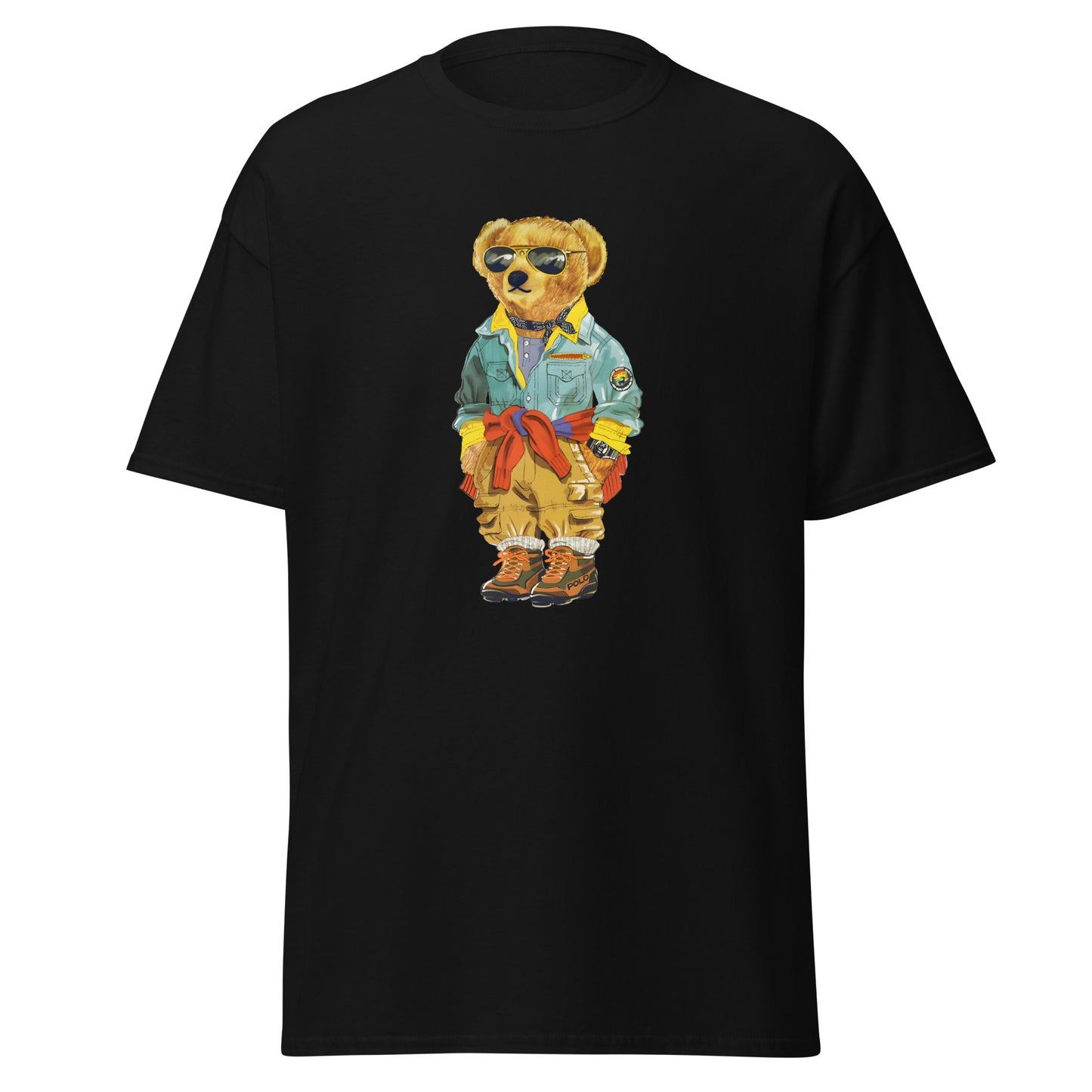Men's American Polo Bear Cotton Short Sleeves T-Shirt