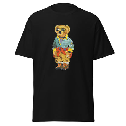 Men's American Polo Bear Cotton Short Sleeves T-Shirt
