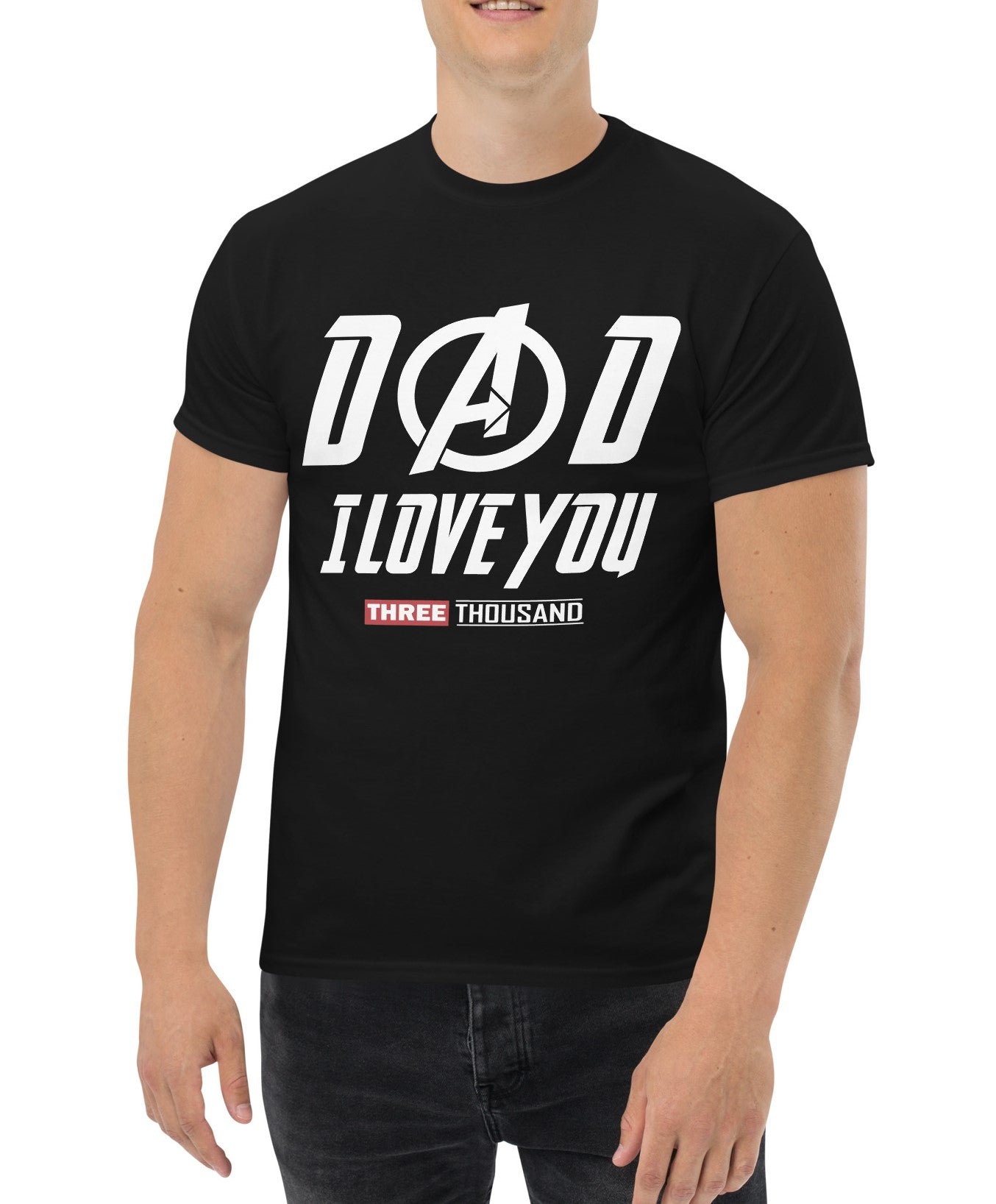 Dad I love You Black T-Shirt