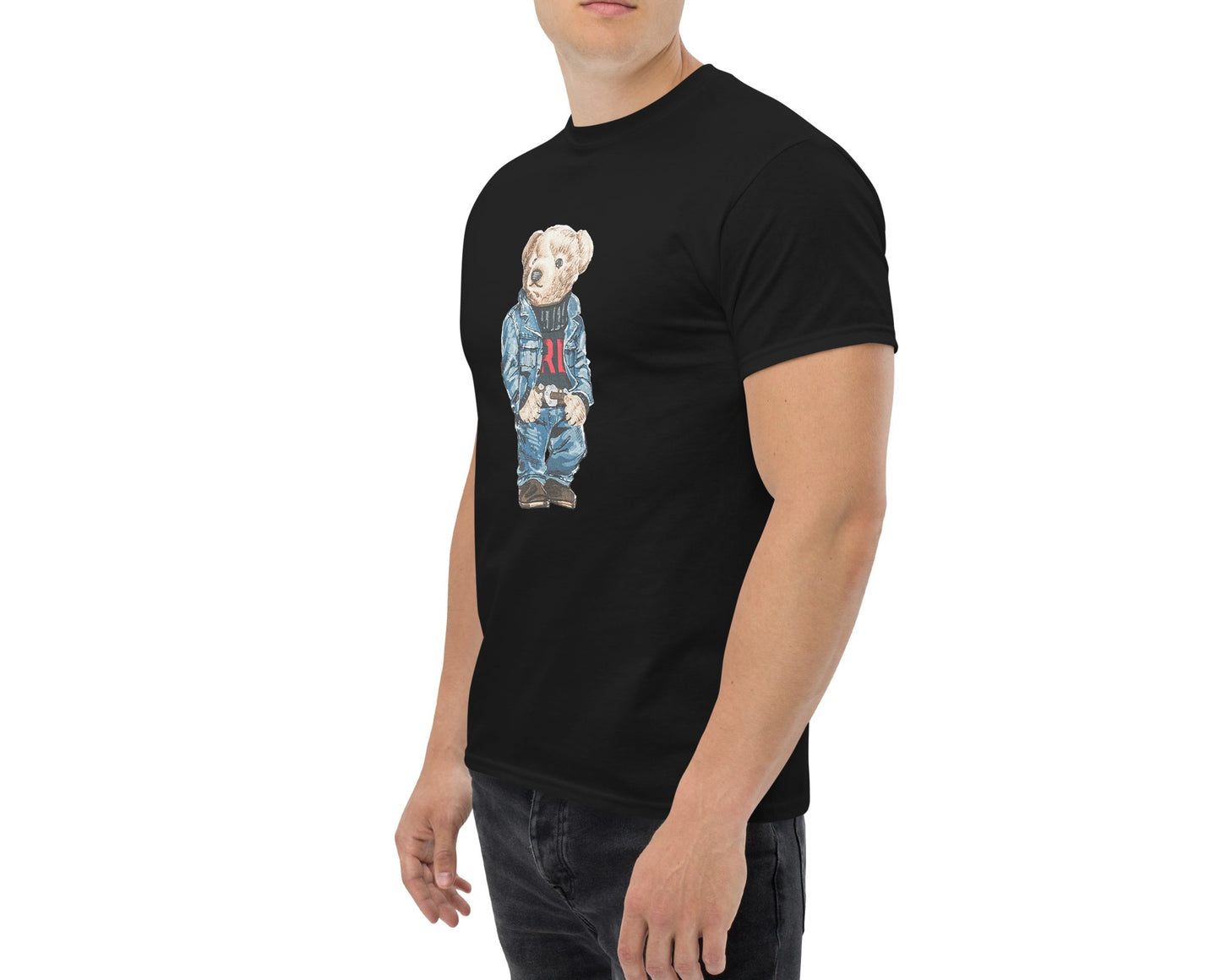 Men's American Polo Bear Cotton Short Sleeves T-Shirt