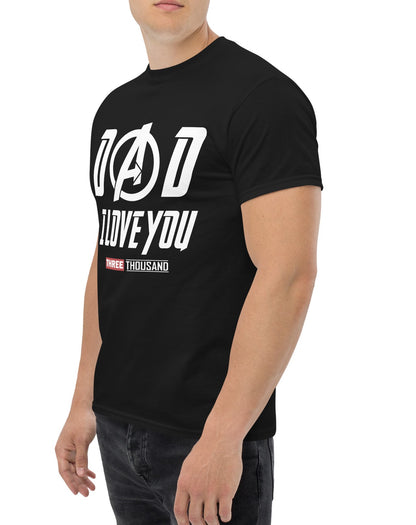 Dad I love You Black T-Shirt