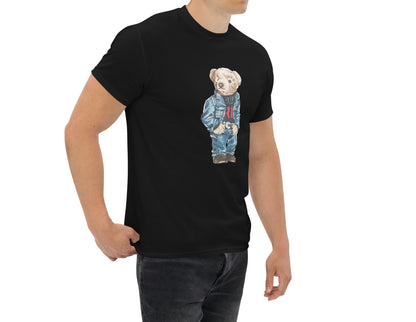 Men's American Polo Bear Cotton Short Sleeves T-Shirt
